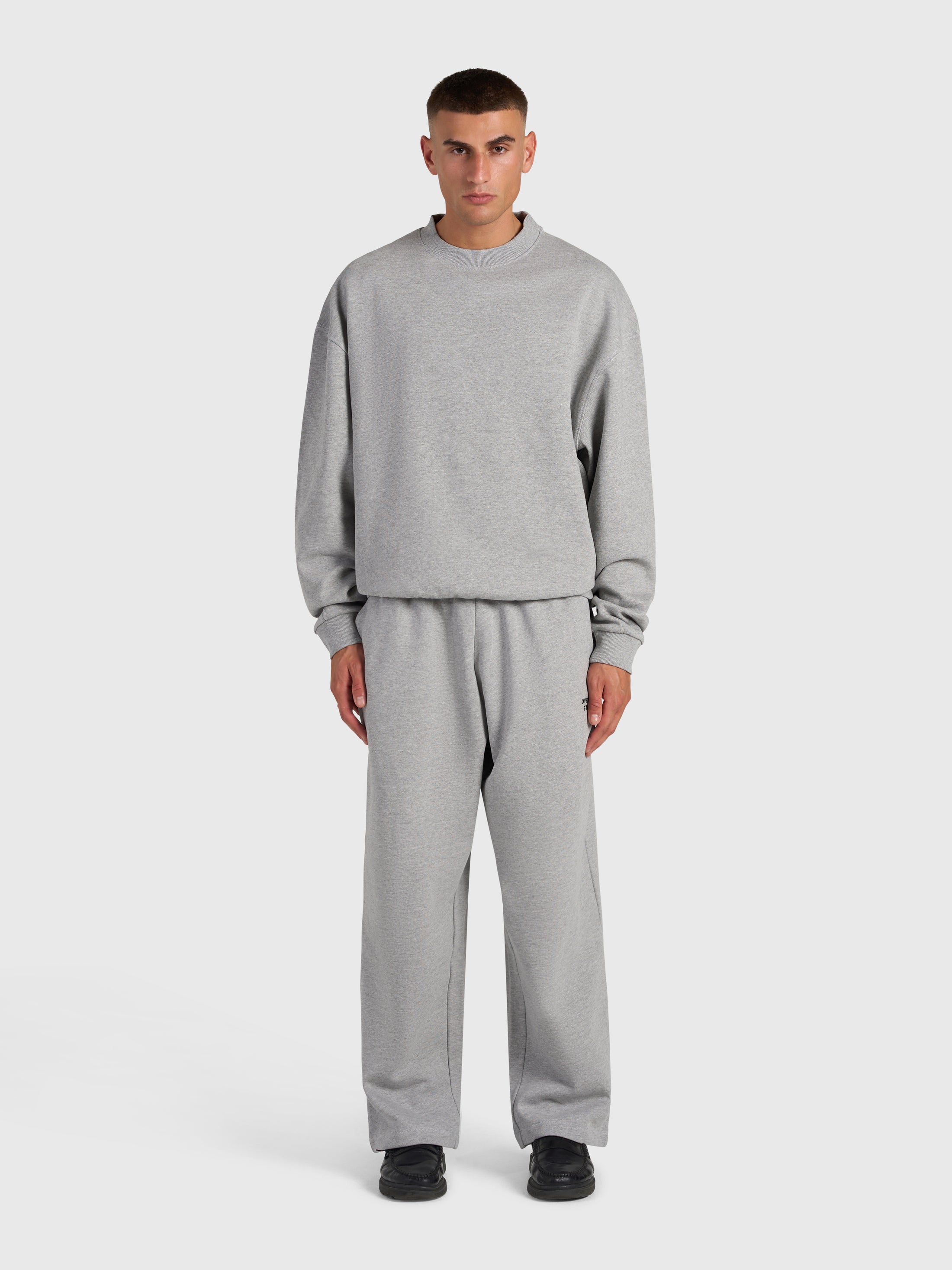 Confidence V2 Sweatshirt - Cloud Grey/White