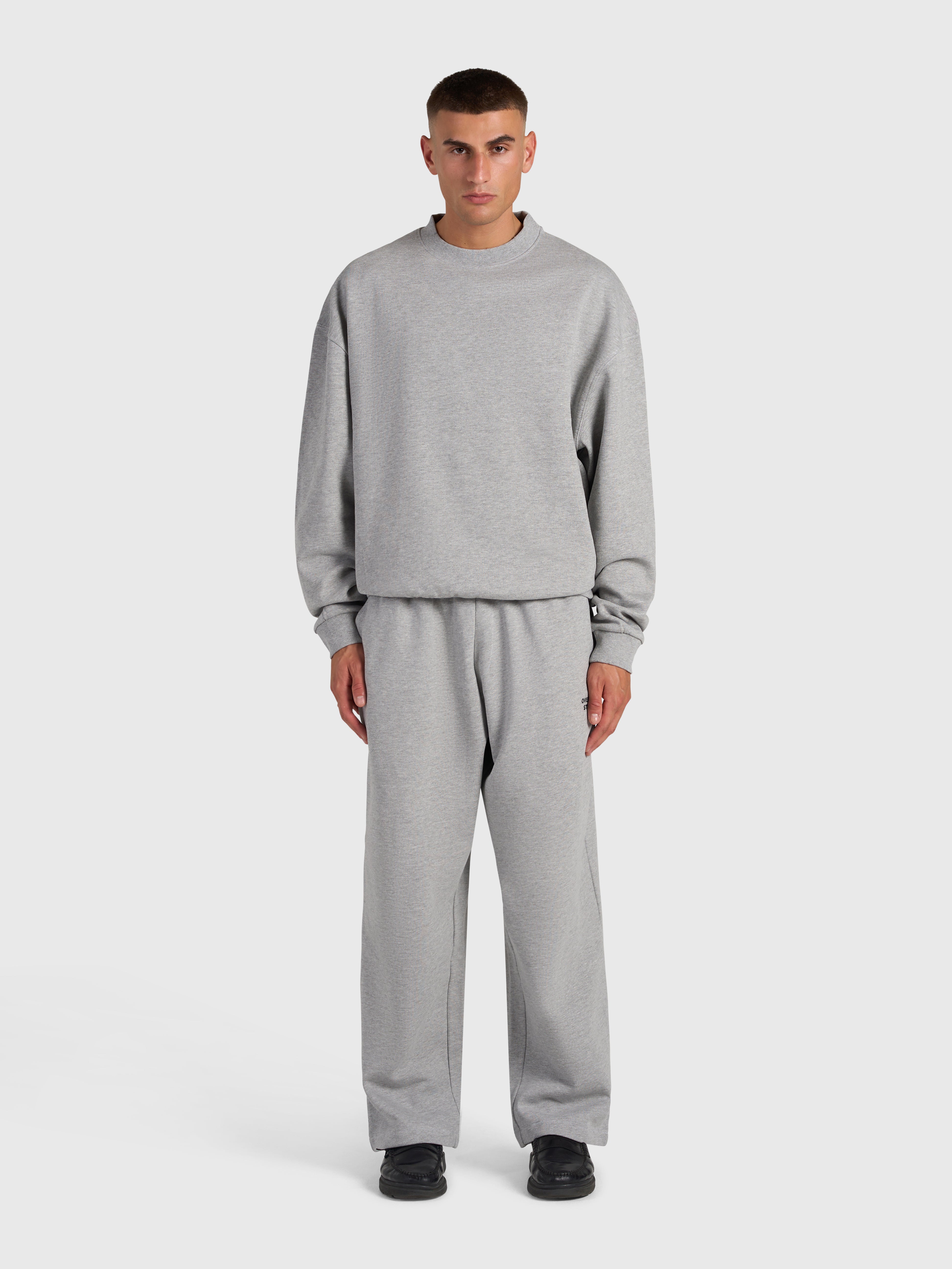 Confidence V2 Sweatshirt - Cloud Grey/White