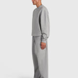 Confidence V2 Sweatshirt - Cloud Grey/White