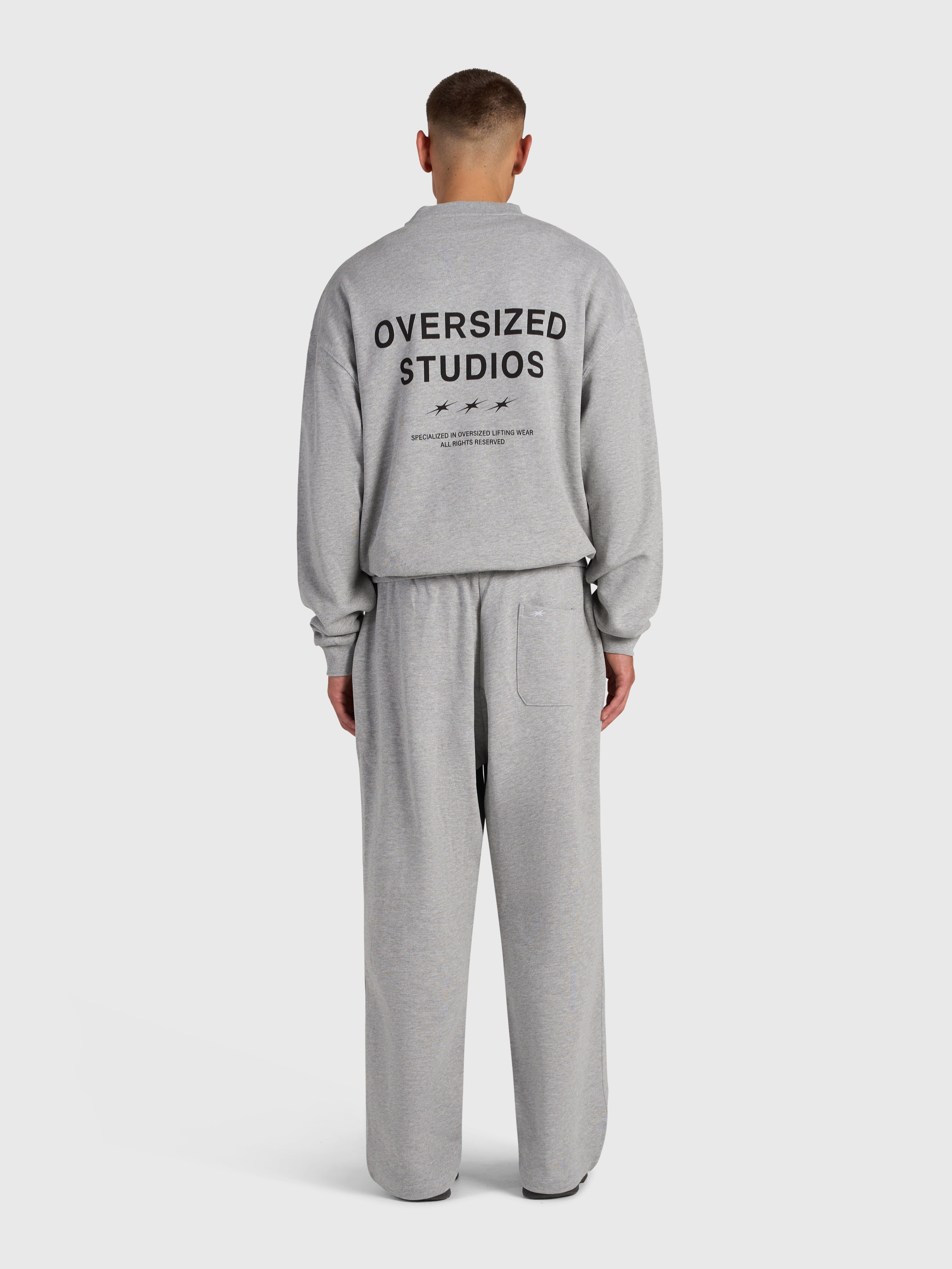 Confidence V2 Sweatshirt - Cloud Grey/White