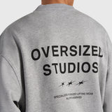 Confidence V2 Sweatshirt - Cloud Grey/White