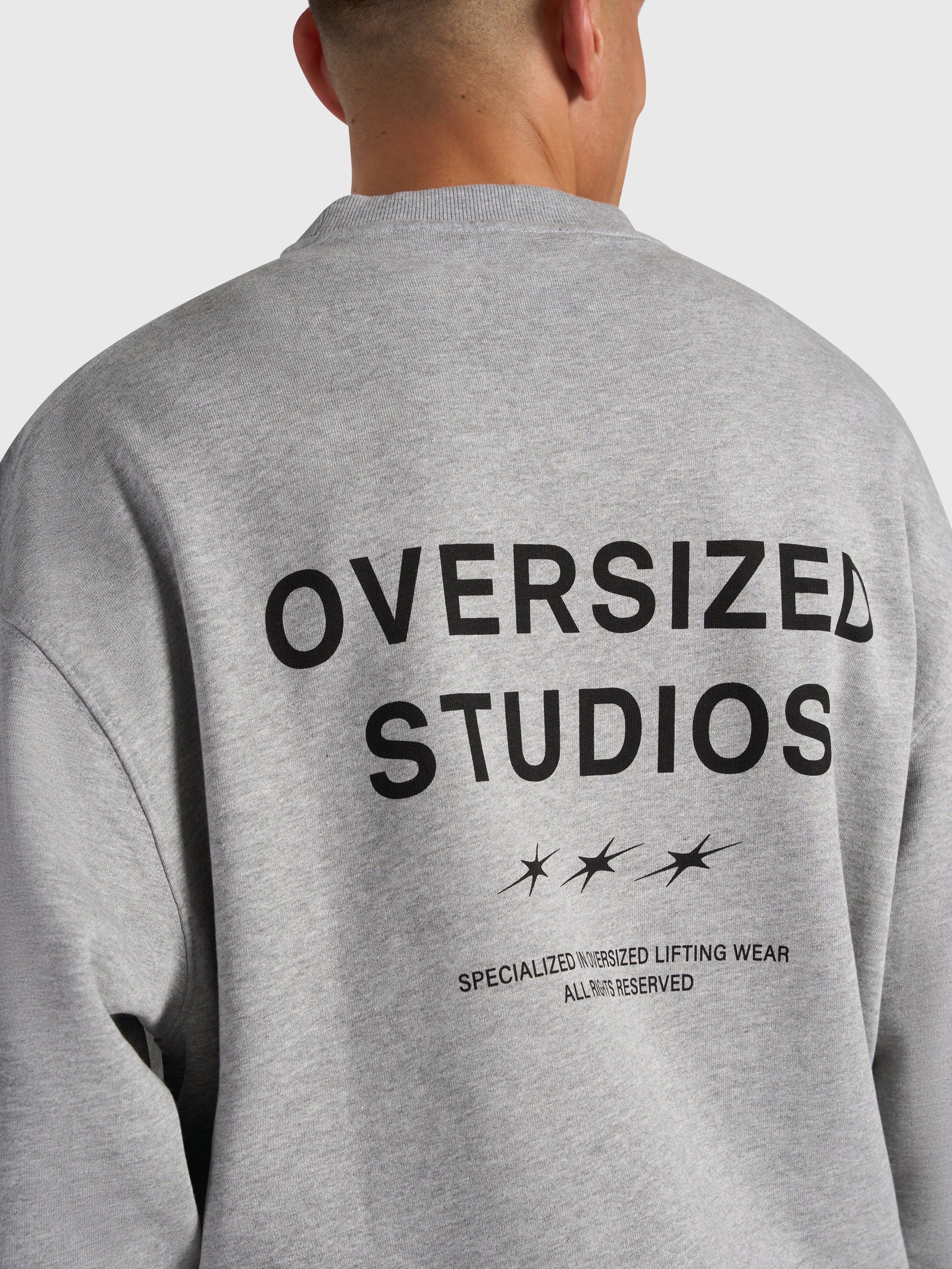 Confidence V2 Sweatshirt - Cloud Grey/White
