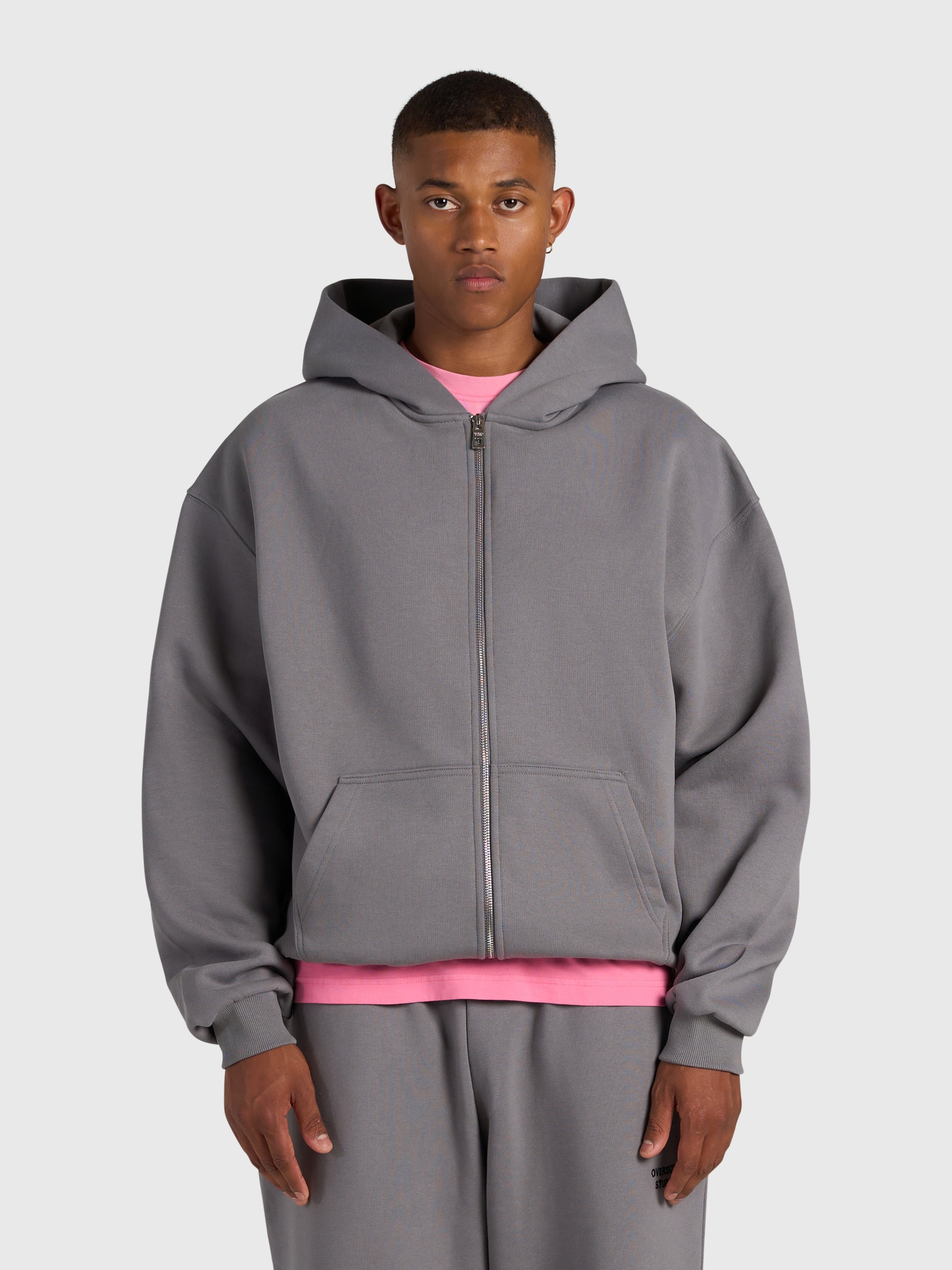 Confidence V2 Zip Hoodie - Steel/Black
