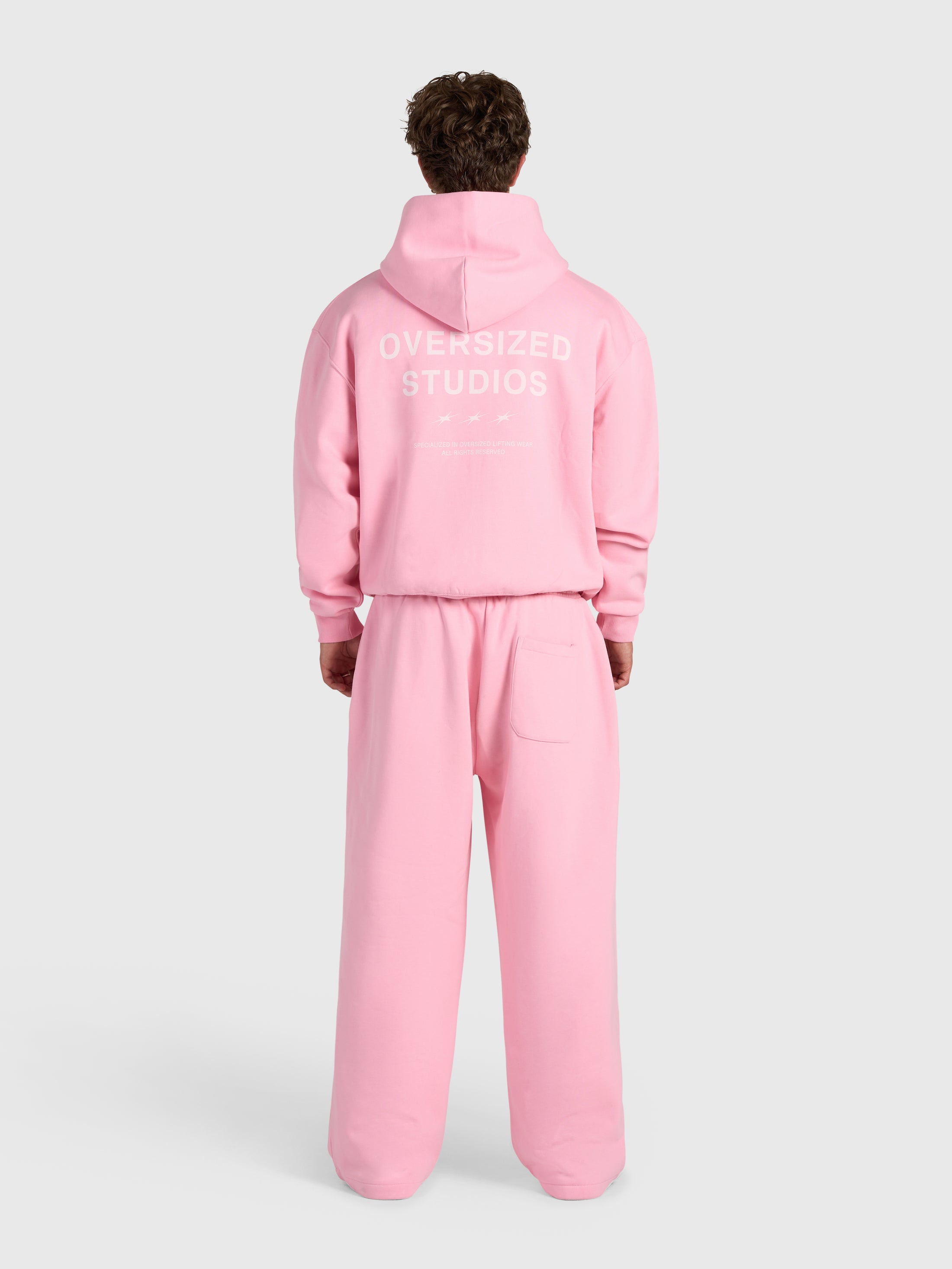 Confidence V2 Zip Hoodie - Pink/White