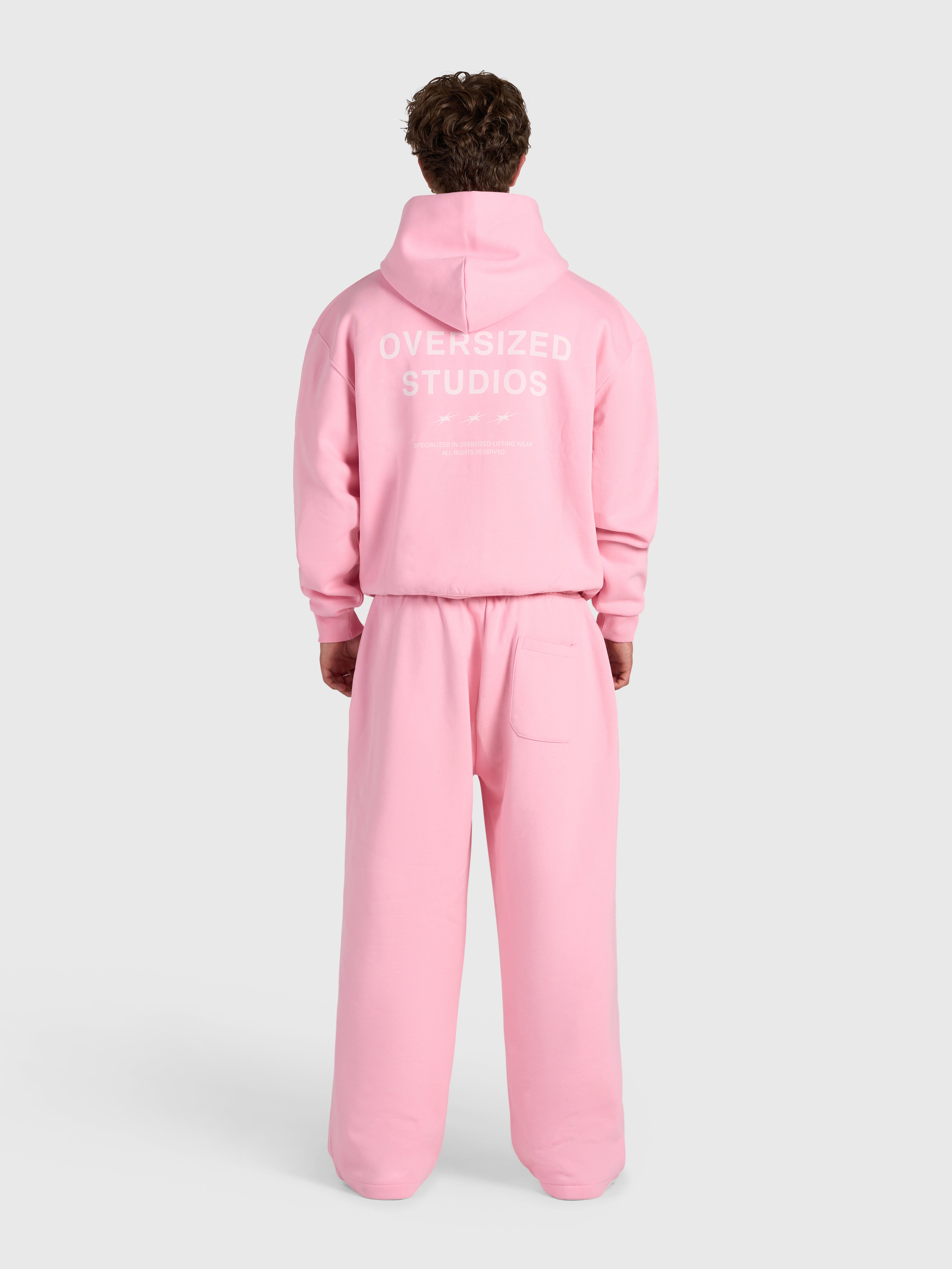 Confidence V2 Zip Hoodie - Pink/White