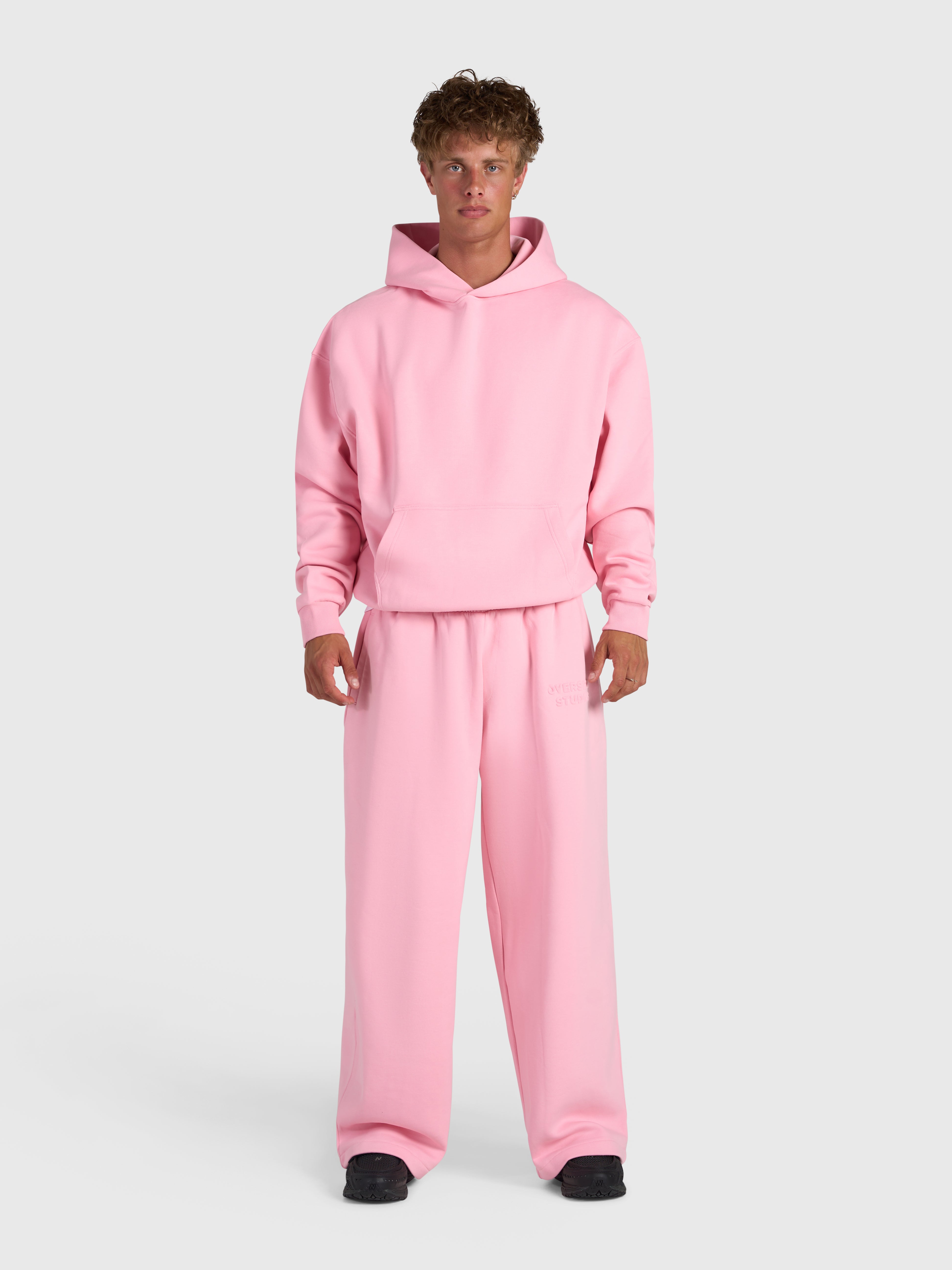 Confidence V2 Hoodie - Pink/White