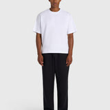 Cursive Box Tee - White/Red