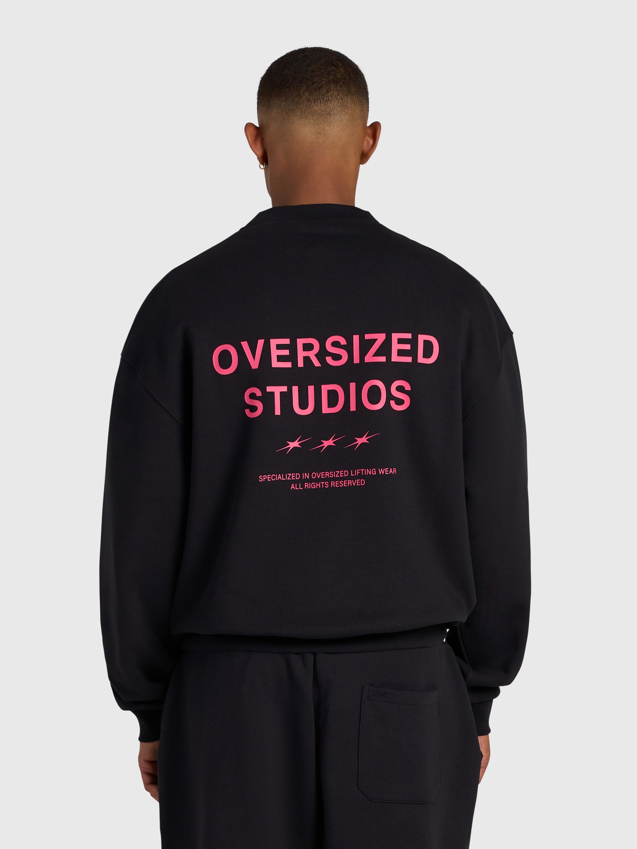 Confidence V2 Sweatshirt - Black/Pink