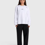 Contrast Raglan Long Sleeve - White/Black