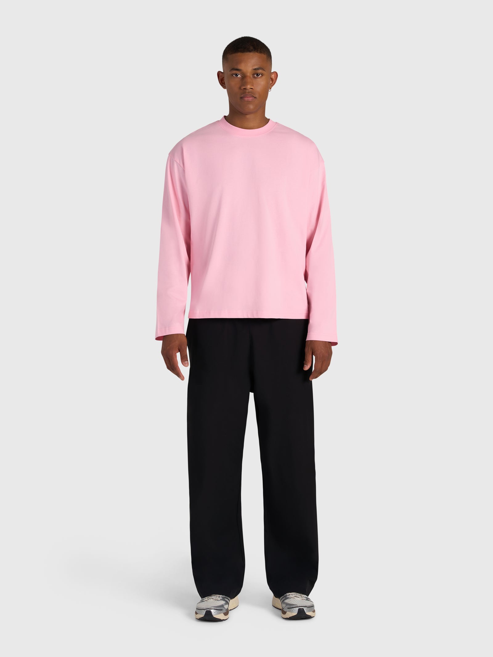 Confidence V2 Long Sleeve - Pink/White