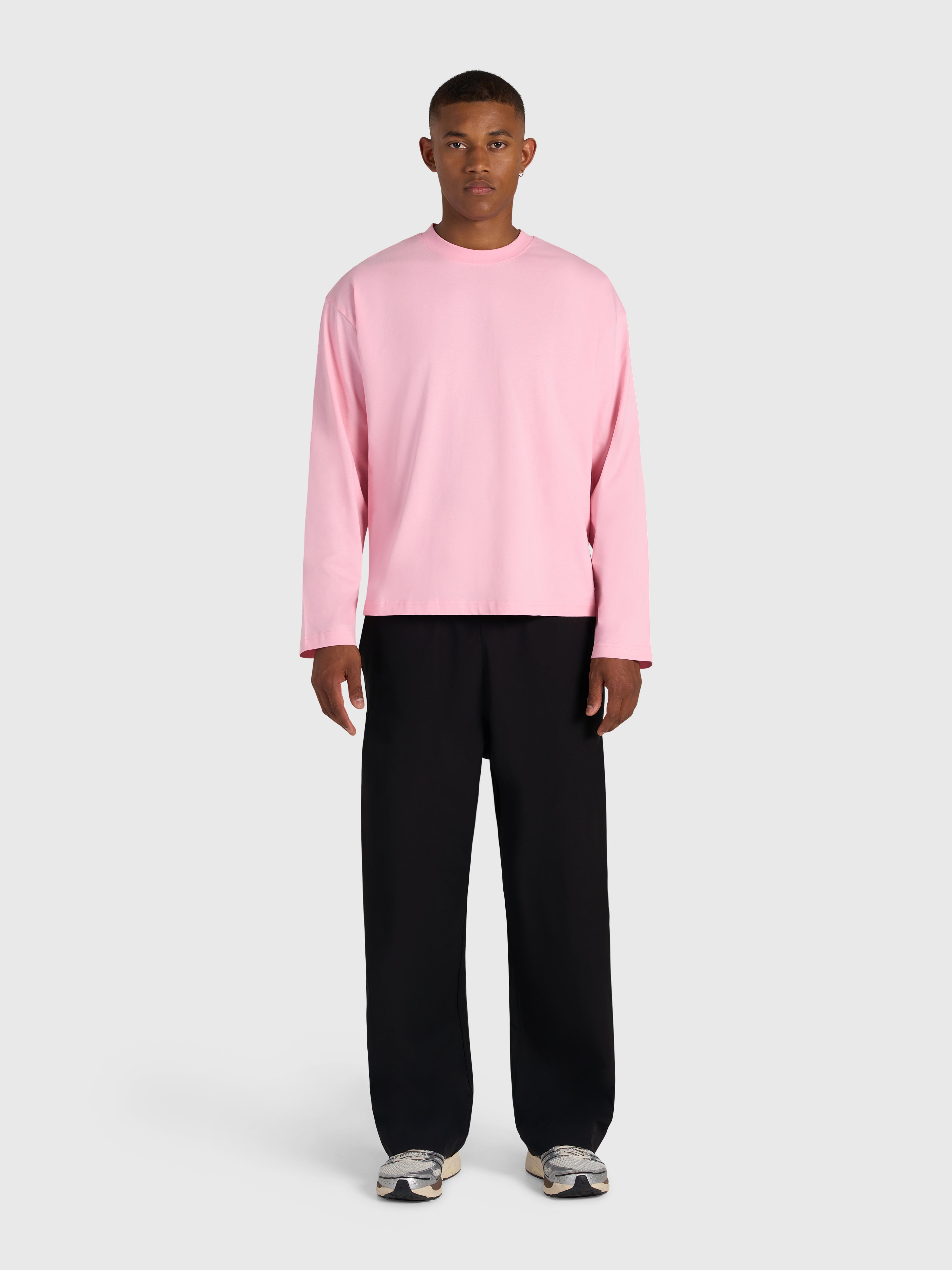 Confidence V2 Long Sleeve - Pink/White