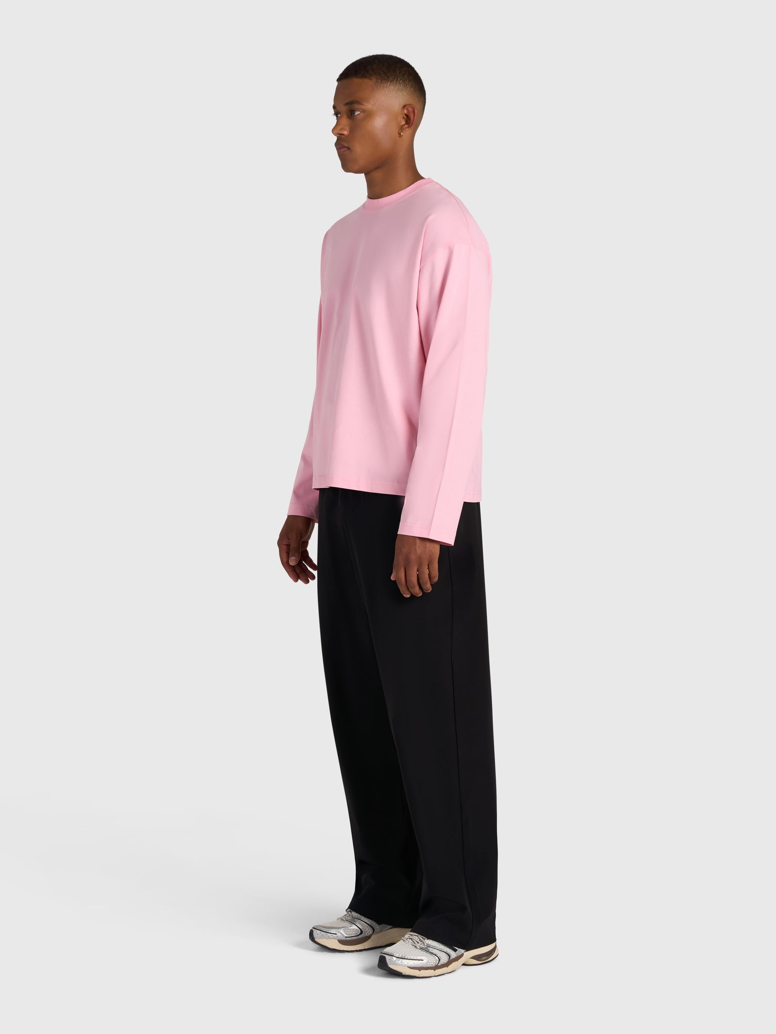 Confidence V2 Long Sleeve - Pink/White