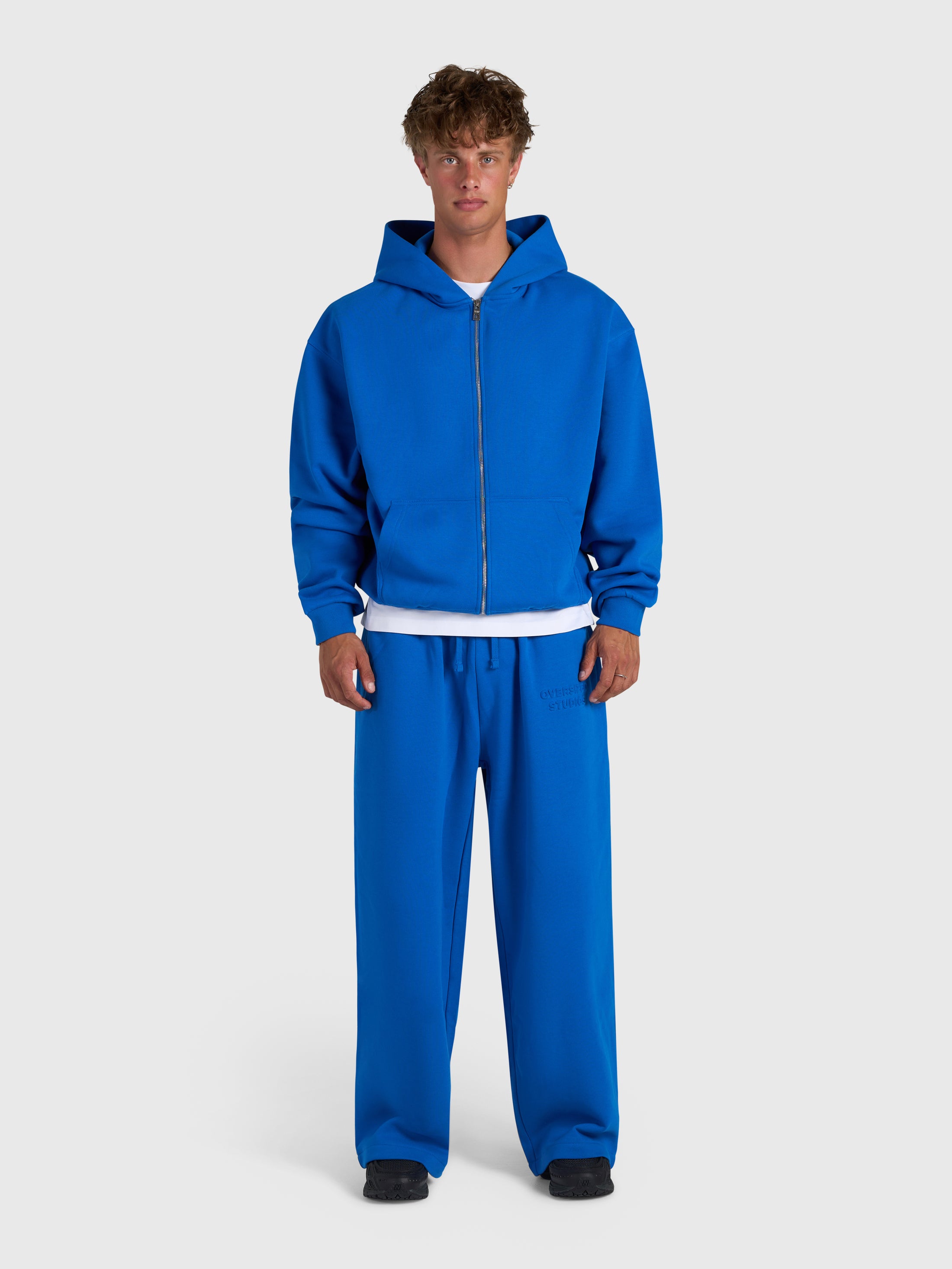 Confidence V2 Zip Hoodie - King Blue/White
