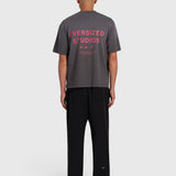 Confidence V2 Heavy Box Tee - Vintage Grey/Pink