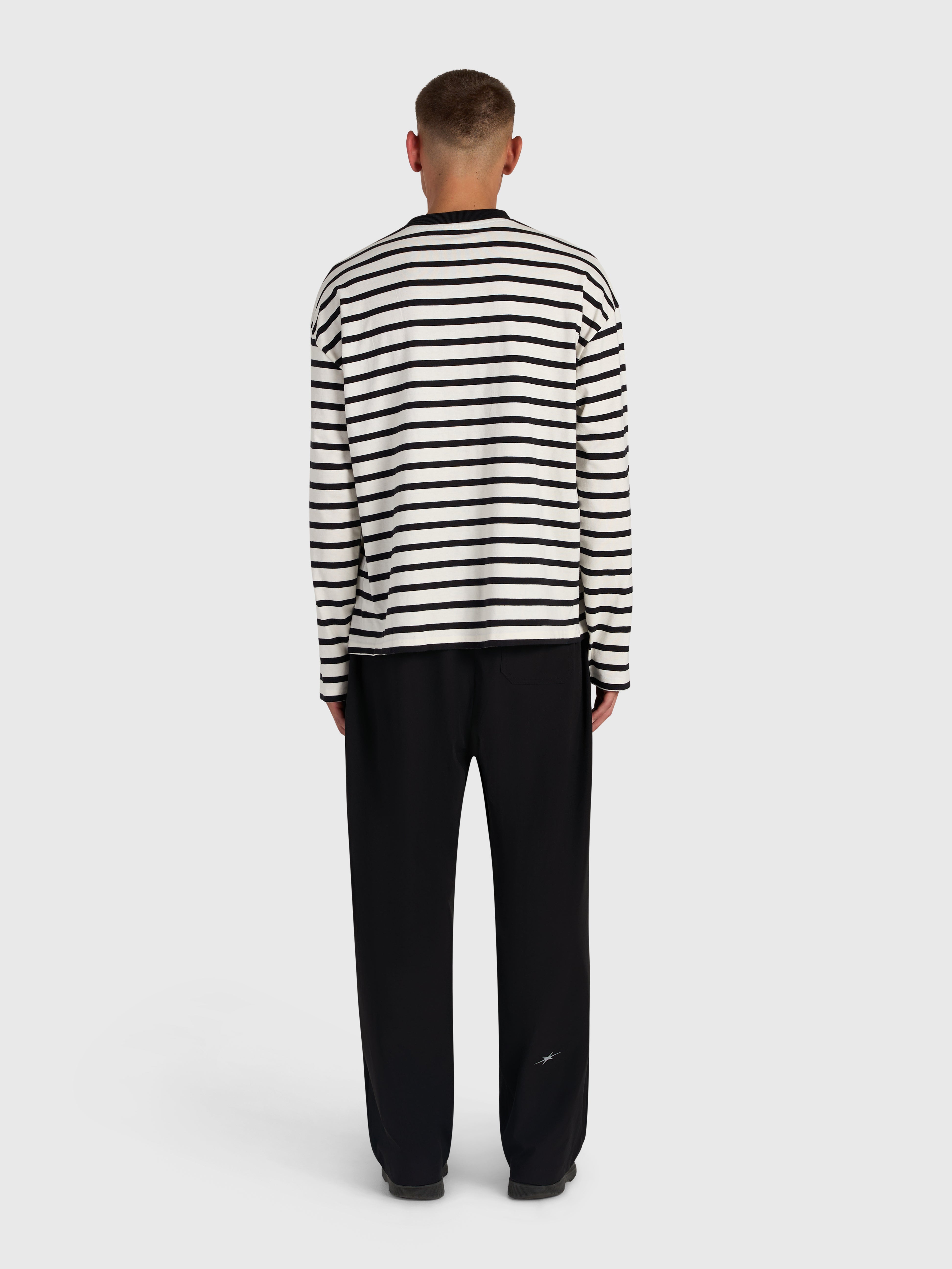 Striped Long Sleeve - Black/White