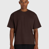 Confidence V2 Box Tee - Brown/White