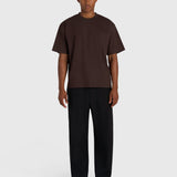 Confidence V2 Box Tee - Brown/White