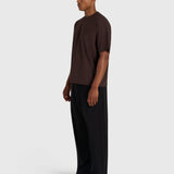 Confidence V2 Box Tee - Brown/White