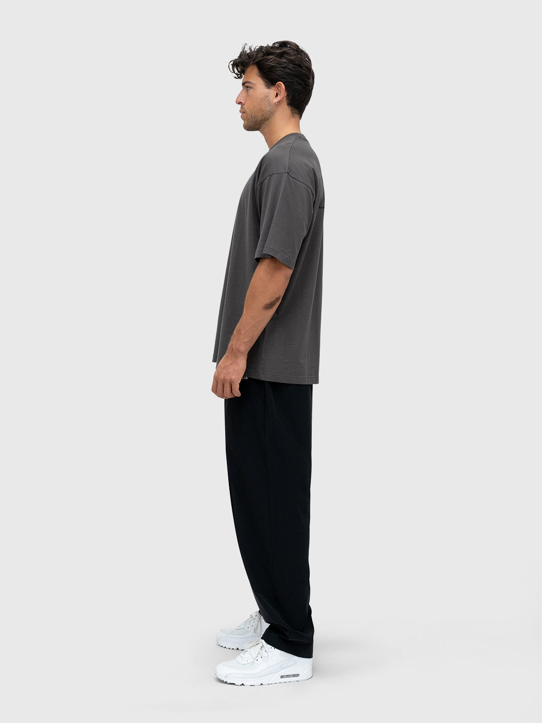 Confidence Box Tee - Steel/Black
