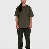Confidence Tech Pants - Khaki Green/White