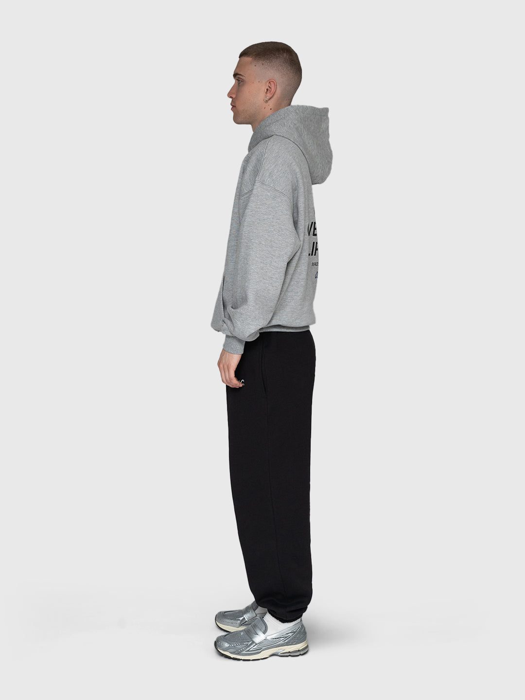 Consistency Hoodie - Melange Grey/Black/Navy