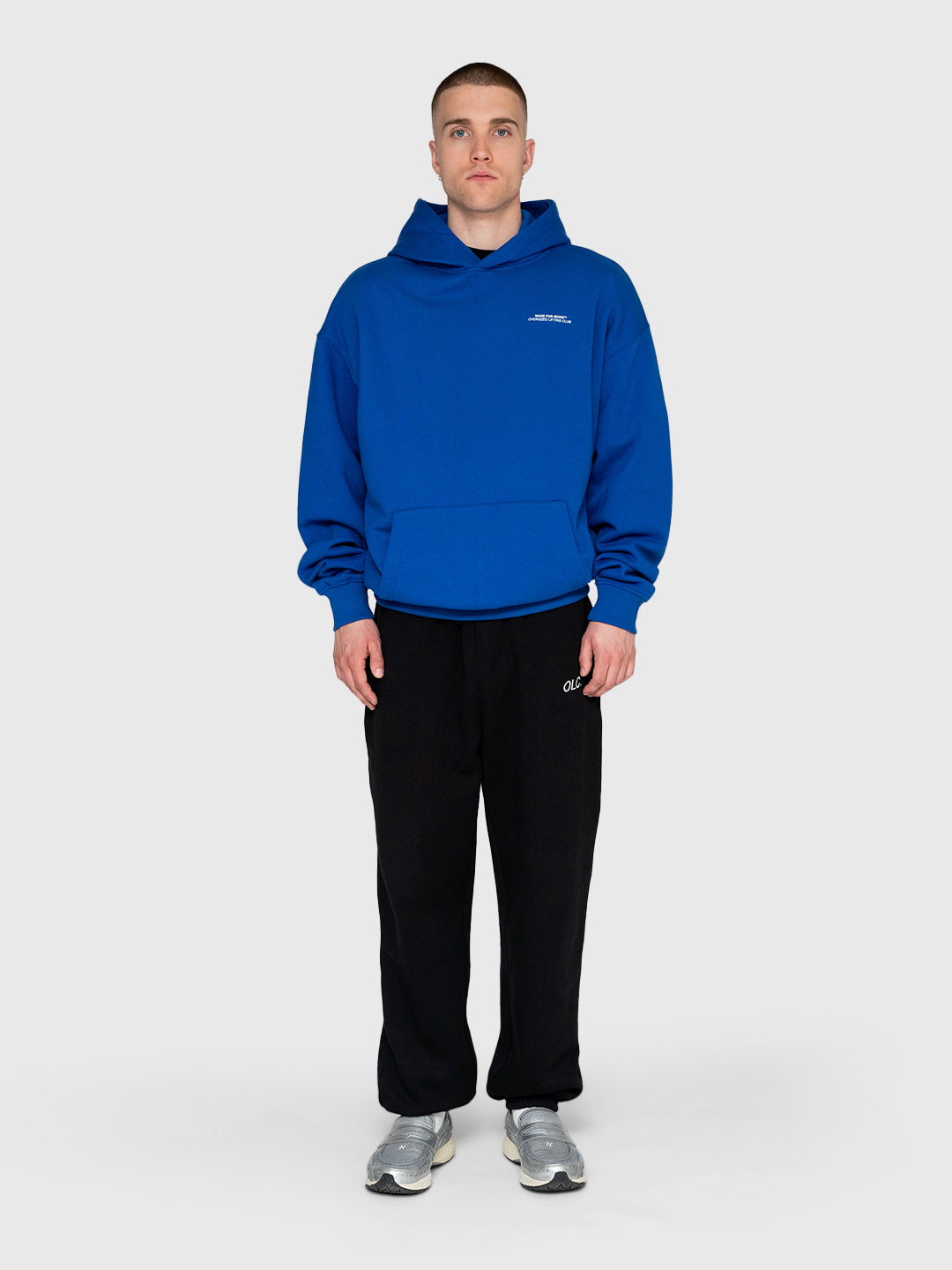 Consistency Hoodie - King Blue/White
