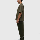 Confidence Tech Pants - Khaki Green/White