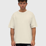 Confidence Box Tee - Beige/Brown