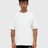 Confidence Box Tee - Cream/Forest