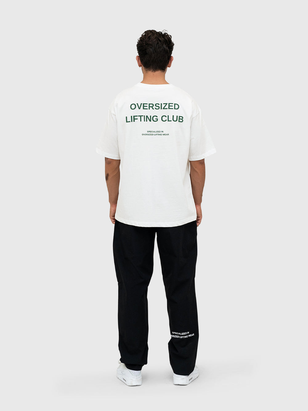 Confidence Box Tee - Cream/Forest