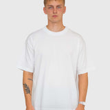 Long Run Box Tee - White/Black