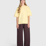 Tartan Arch Box Tee - Yellow/White