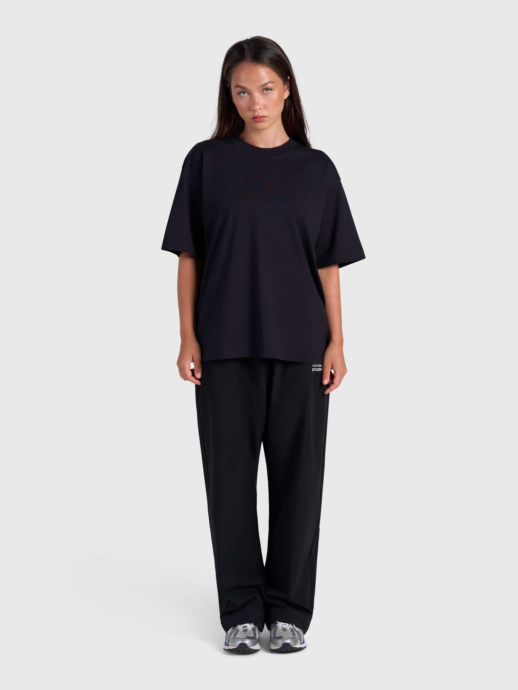 Confidence V2 Box Tee - Black/White