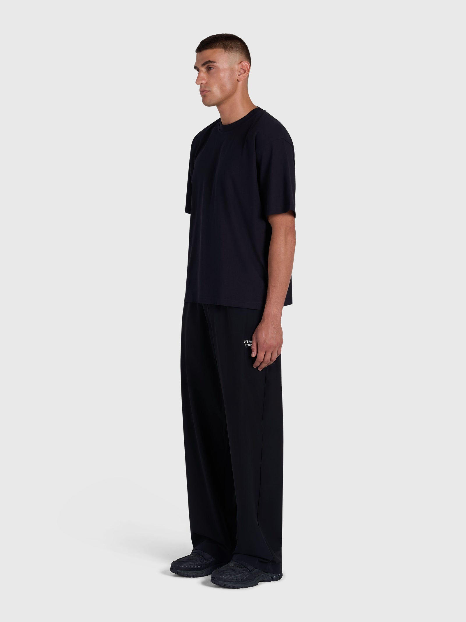 Confidence V2 Heavy Box Tee - Black/White