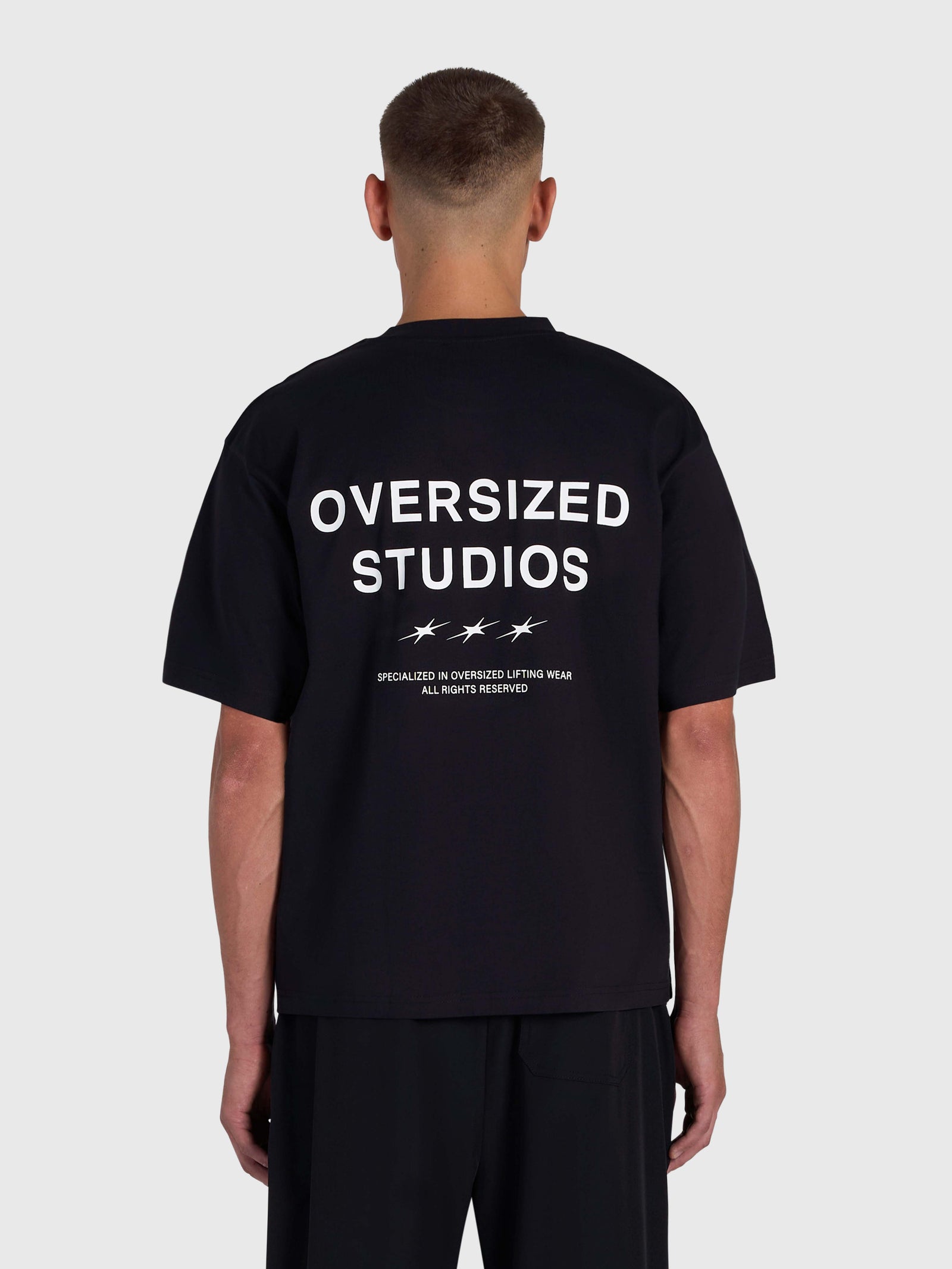 Confidence V2 Heavy Box Tee - Black/White