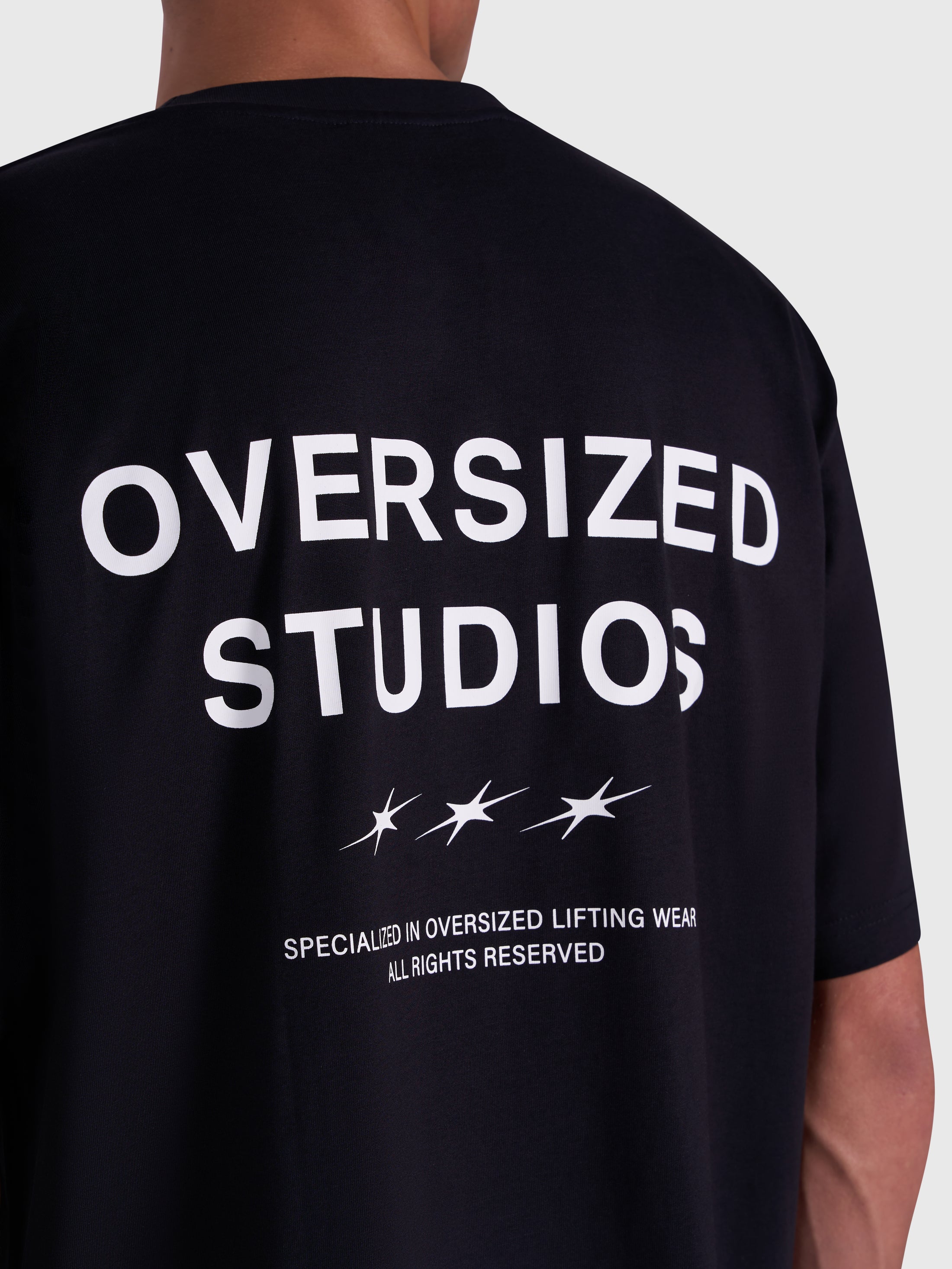 Confidence V2 Heavy Box Tee - Black/White