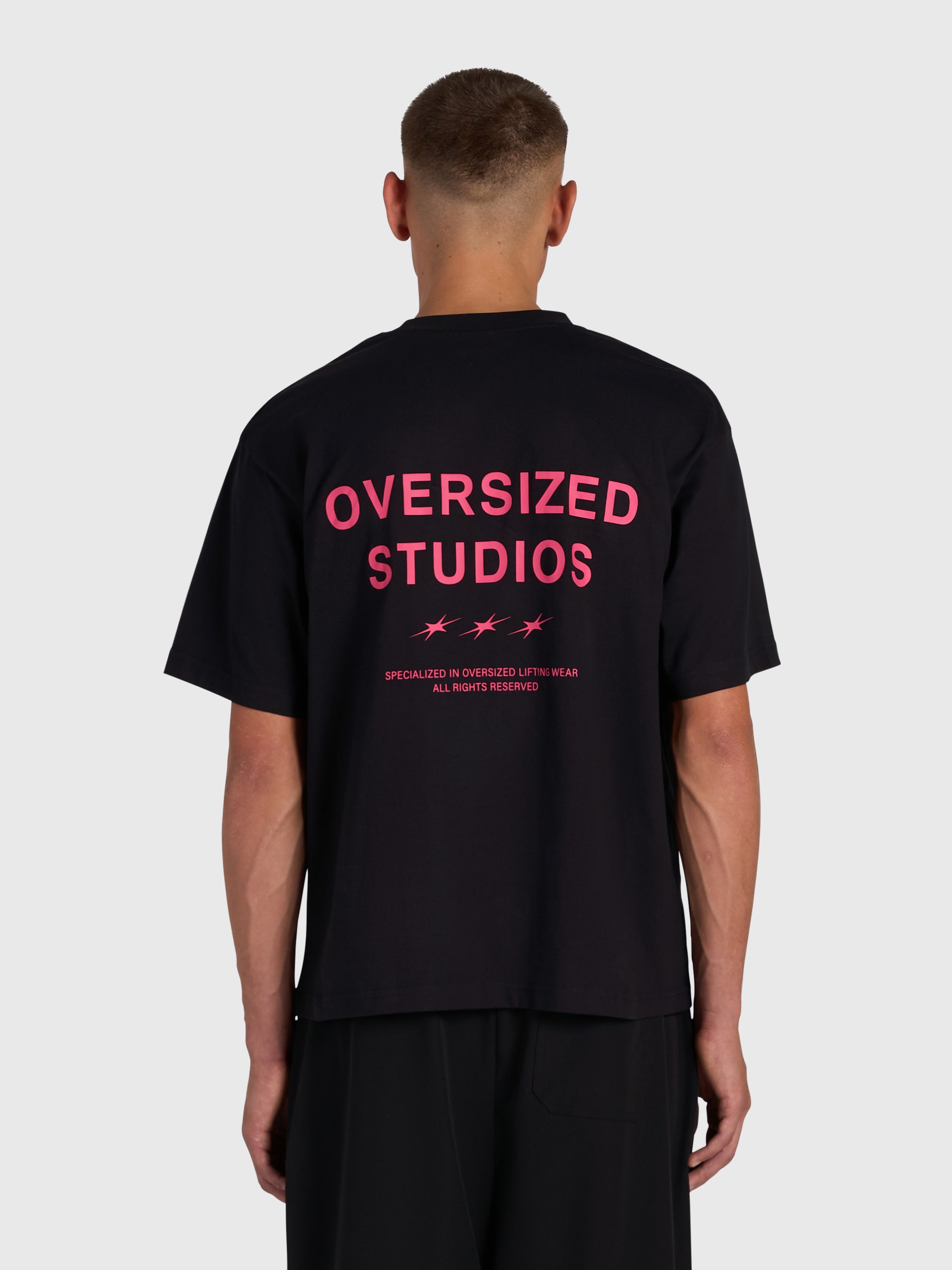 Confidence V2 Box Tee - Black/Pink