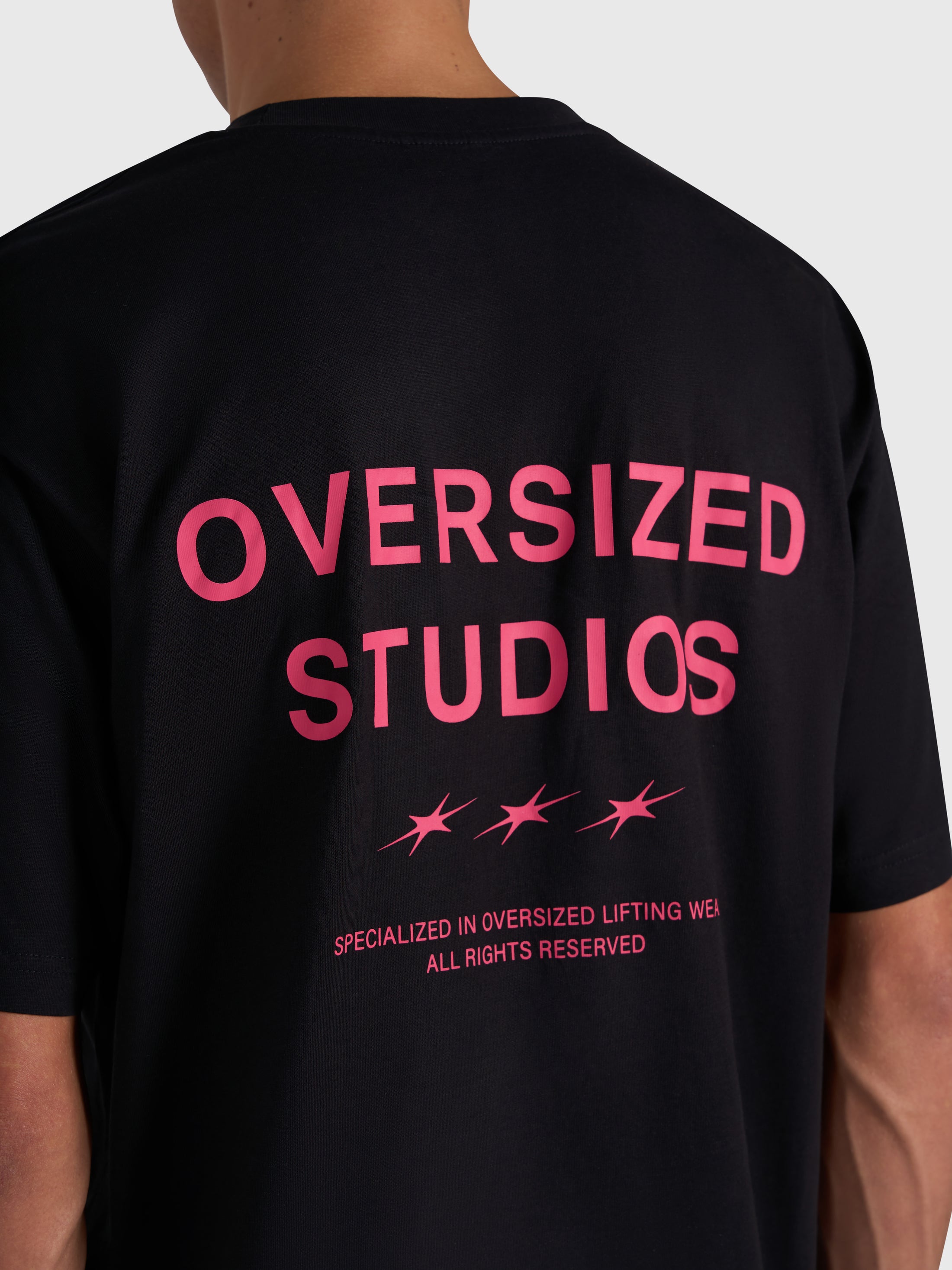 Confidence V2 Box Tee - Black/Pink