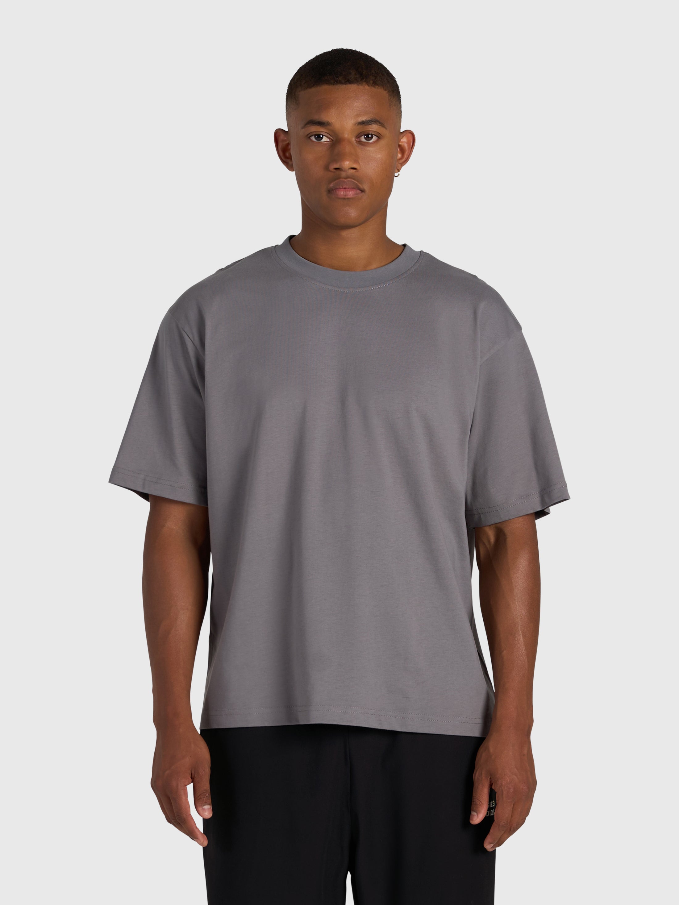 Confidence V2 Box Tee - Steel/Black