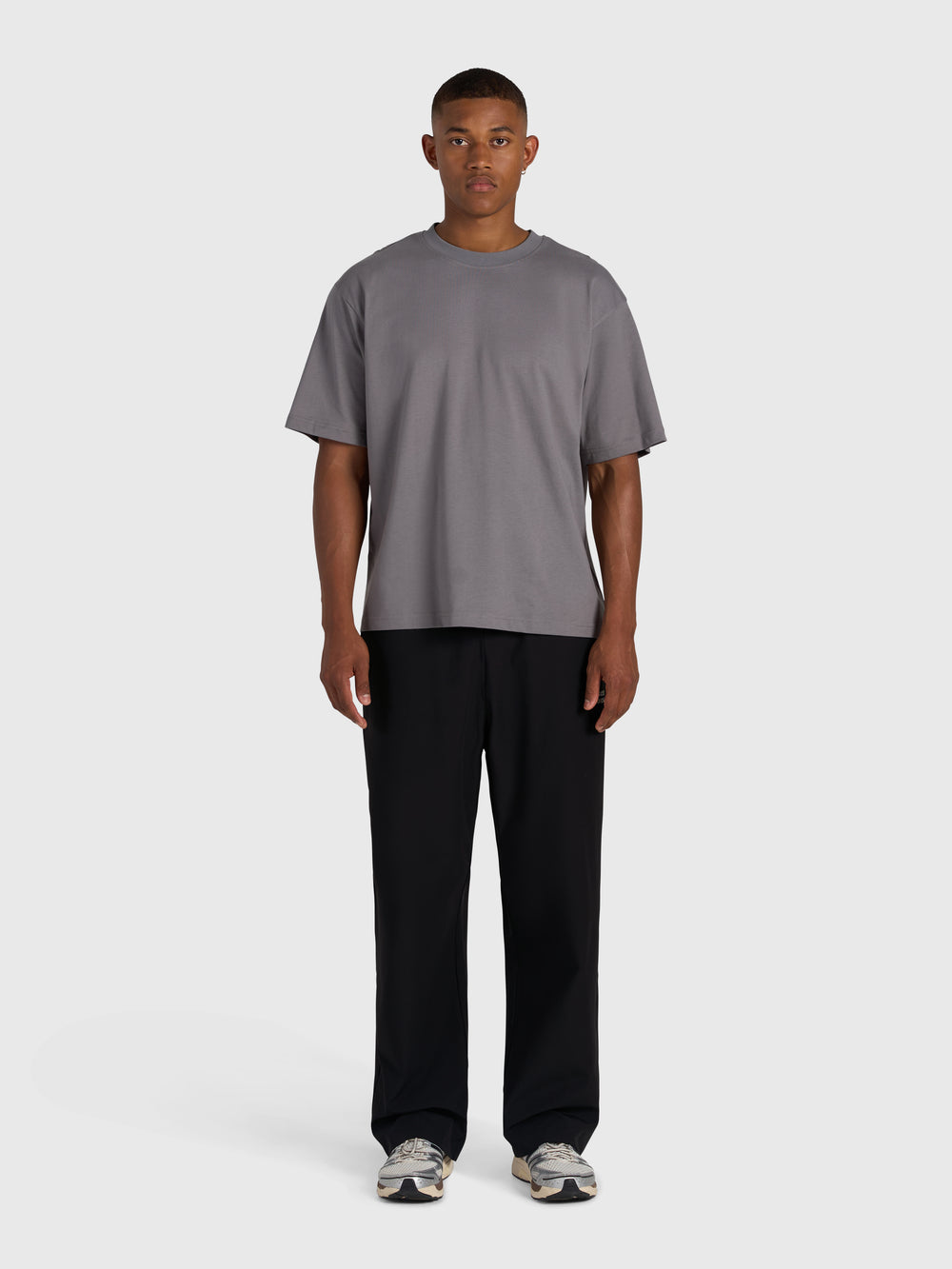Confidence V2 Box Tee - Steel/Black