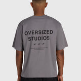 Confidence V2 Box Tee - Steel/Black