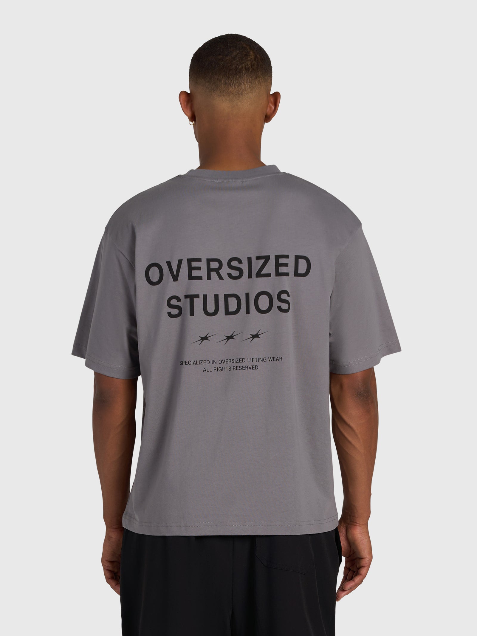Confidence V2 Box Tee - Steel/Black