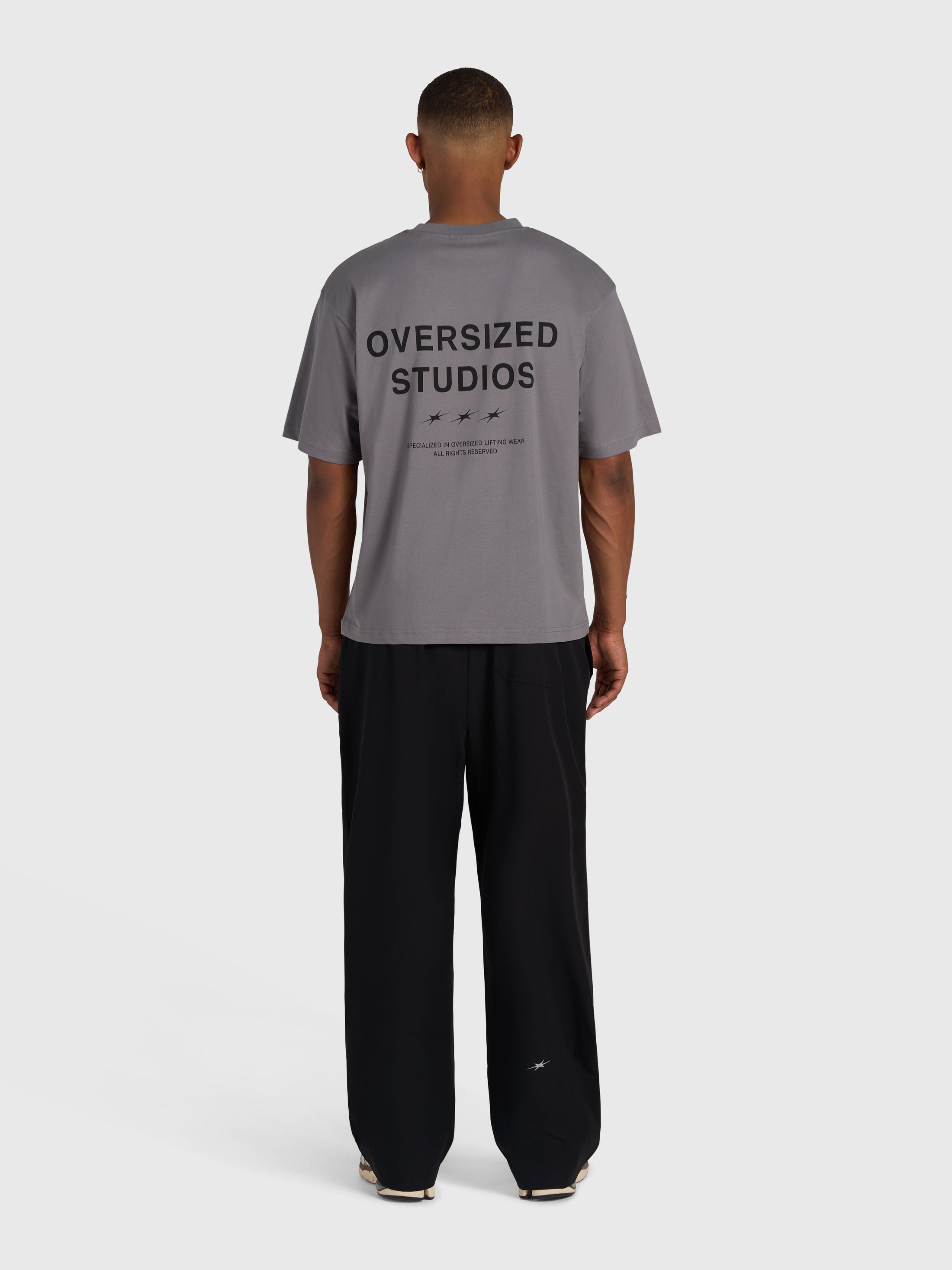 Confidence V2 Box Tee - Steel/Black