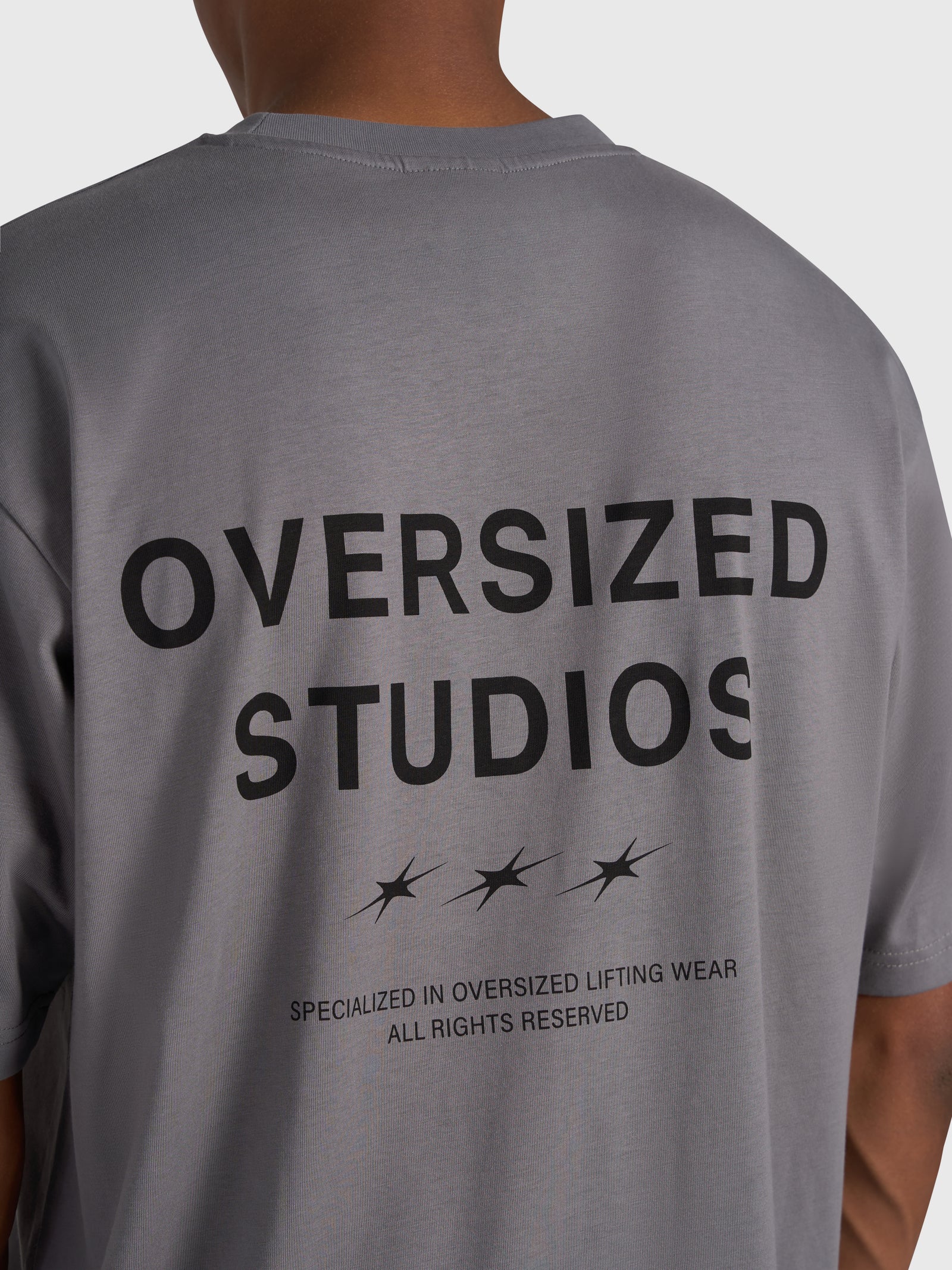 Confidence V2 Box Tee - Steel/Black