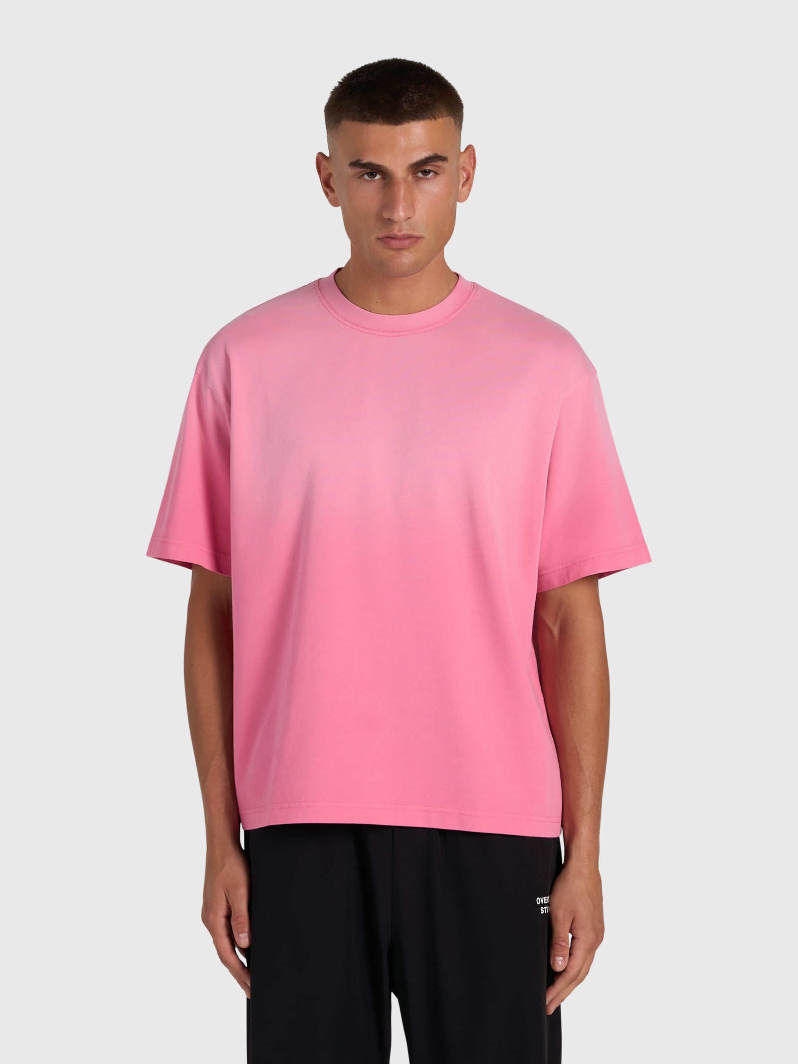 Confidence V2 Heavy Box Tee - Vintage Pink/White
