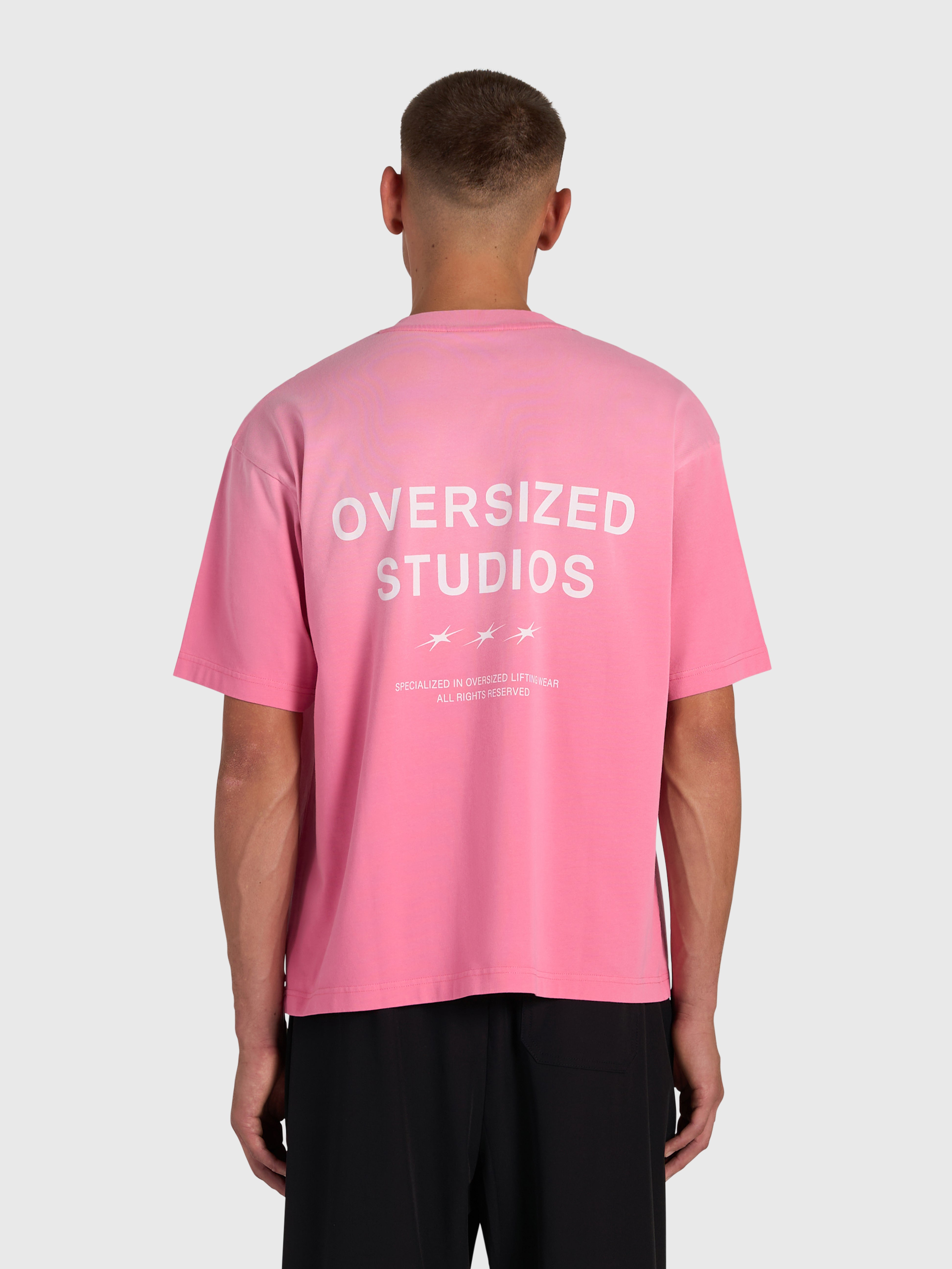 Confidence V2 Heavy Box Tee - Vintage Pink/White