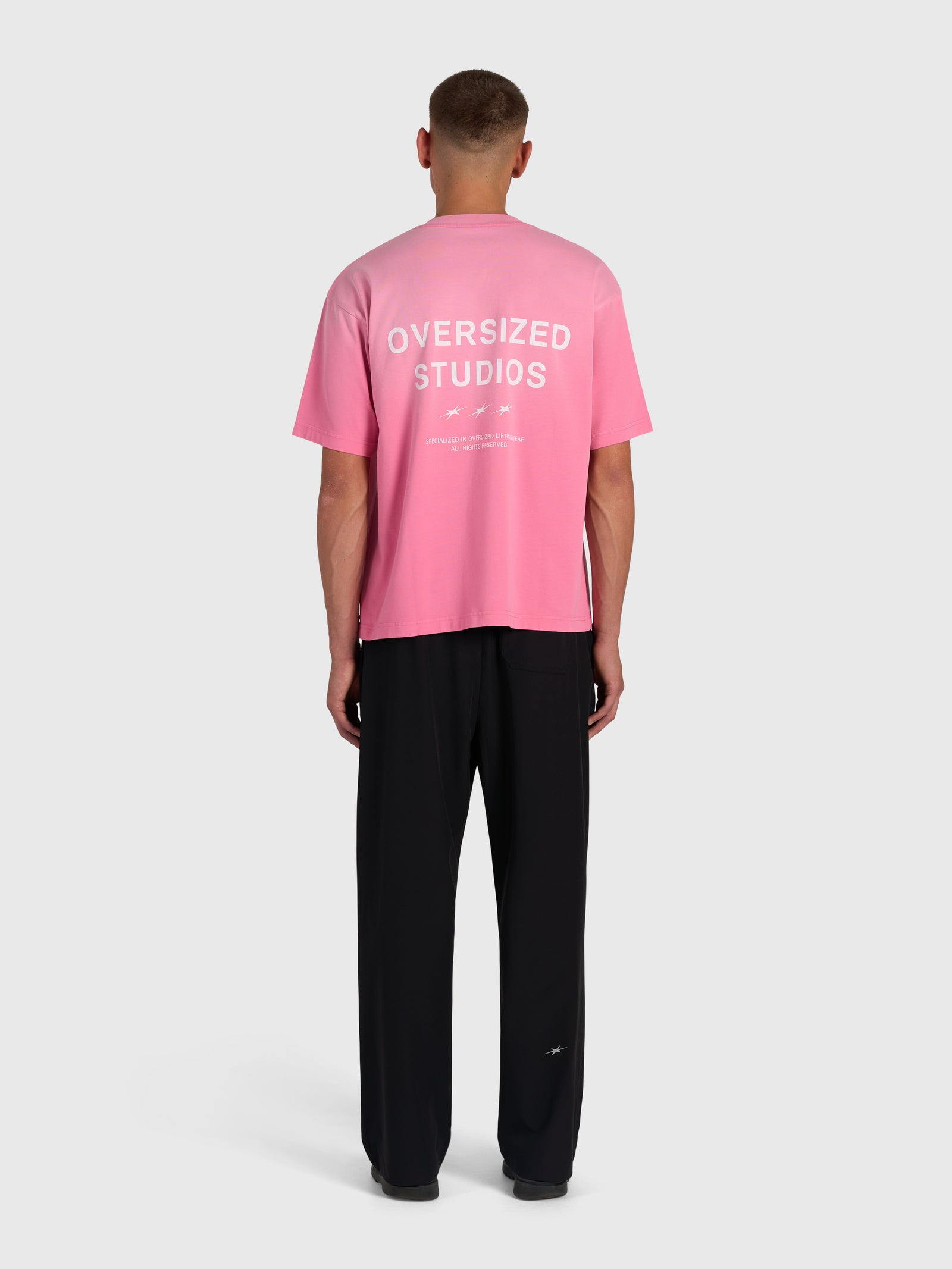 Confidence V2 Heavy Box Tee - Vintage Pink/White
