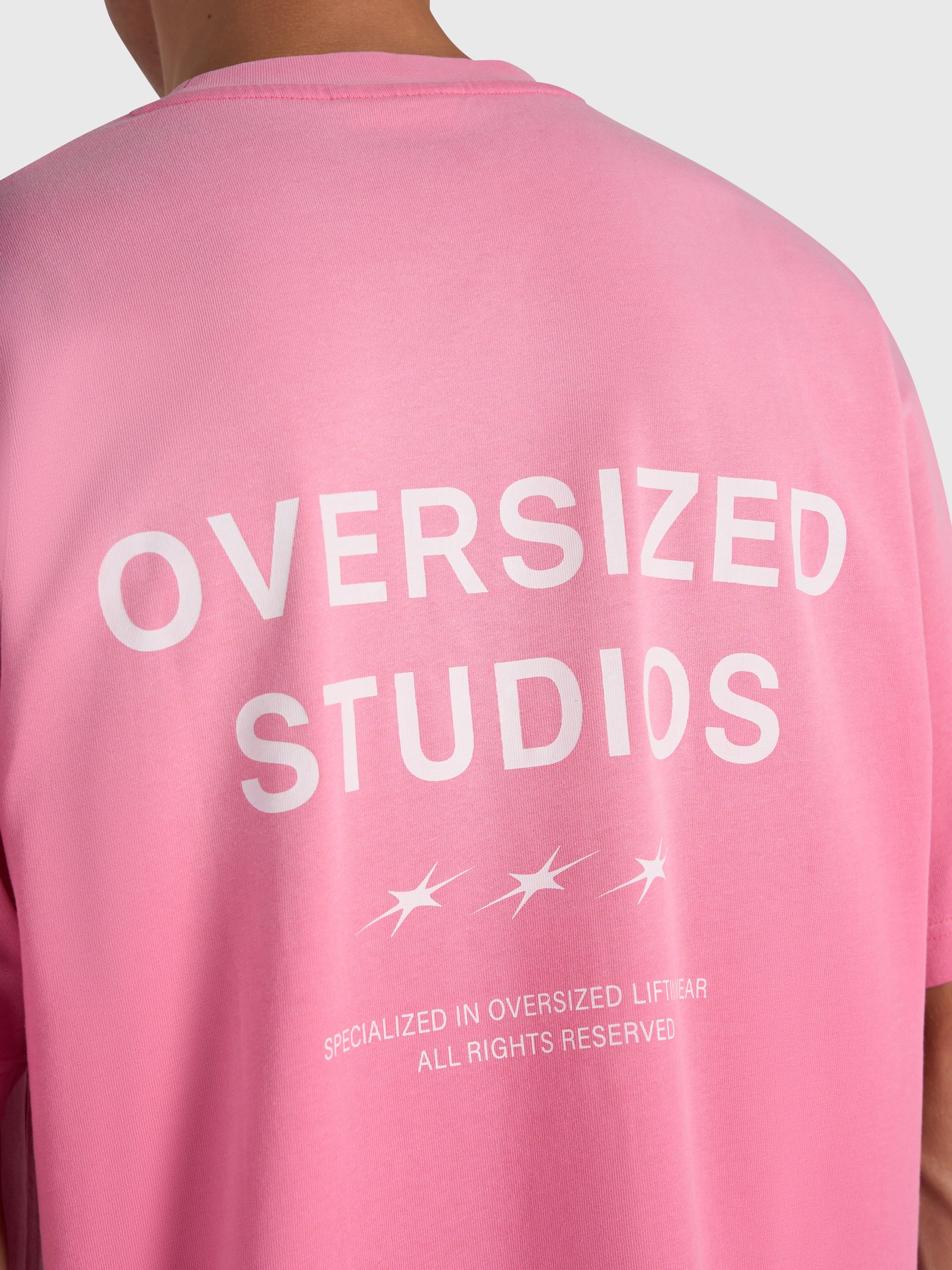 Confidence V2 Heavy Box Tee - Vintage Pink/White