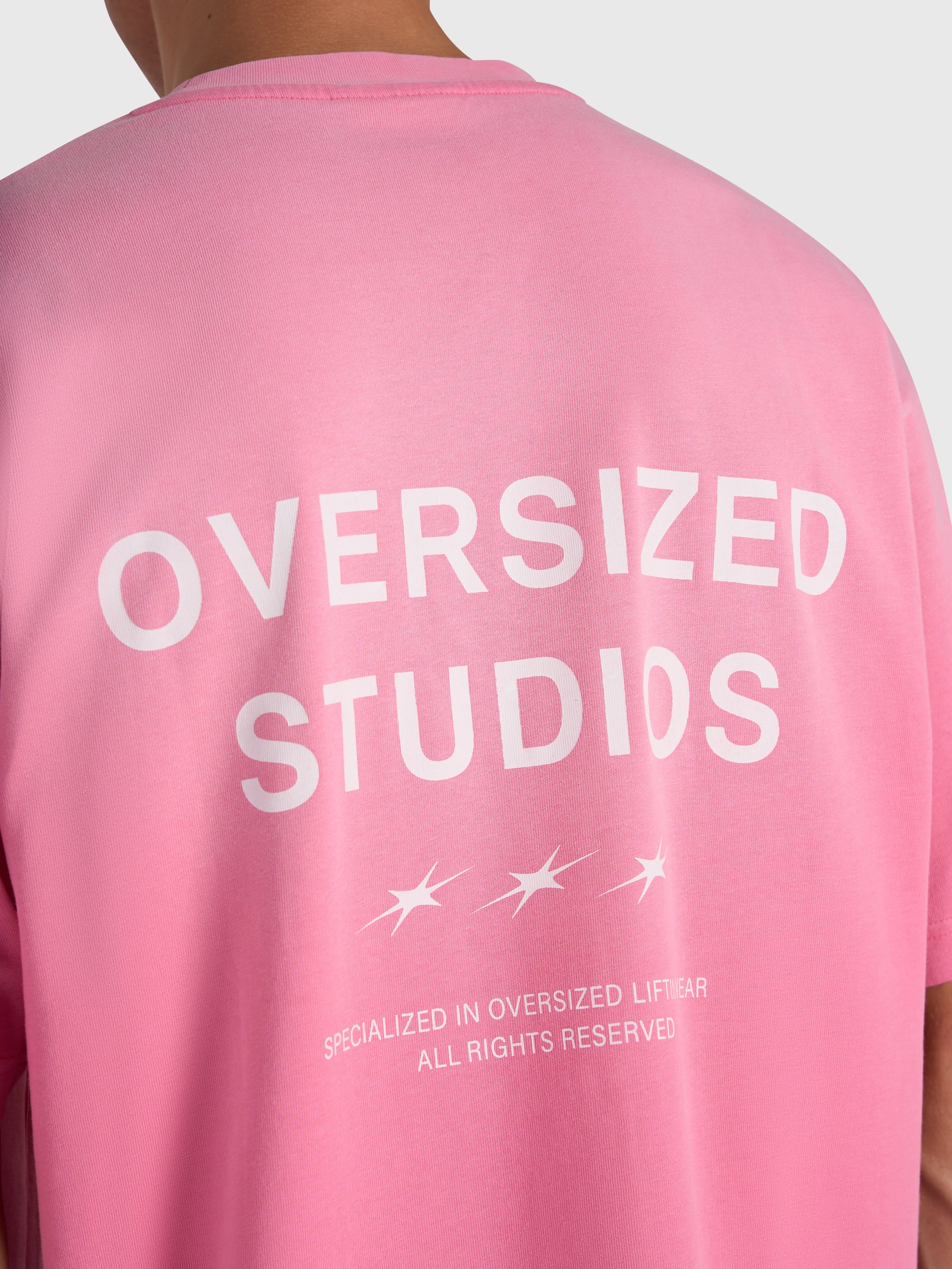 Confidence V2 Heavy Box Tee - Vintage Pink/White