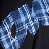 Tartan Arch Box Tee - Black/Blue